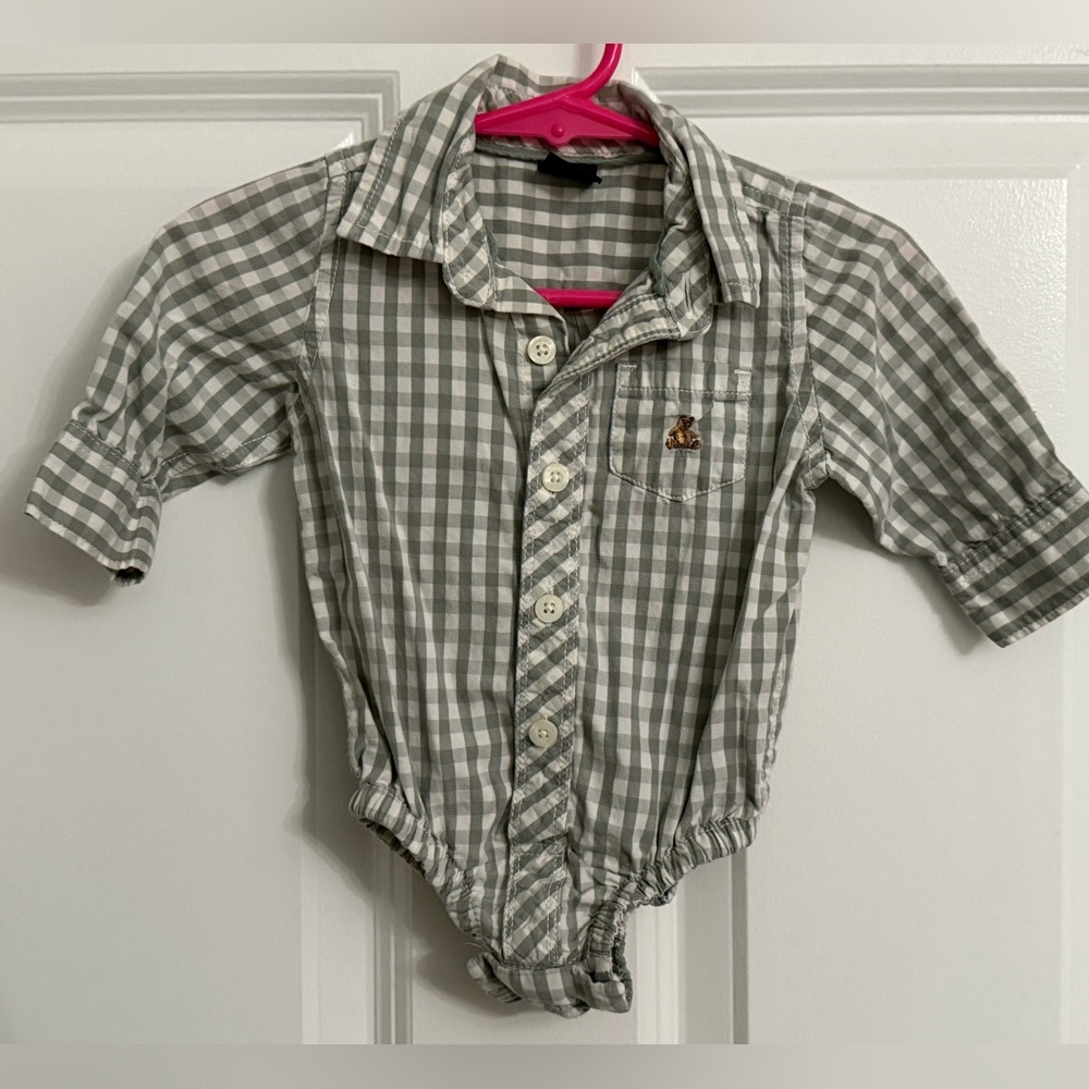 Kids Checkered Button-Up Shirt